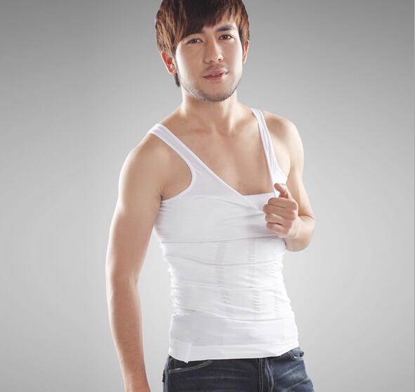 MENS hot sale muscle Sports Slimming Body Shaper Men’s Breathable Tank Tops Vest