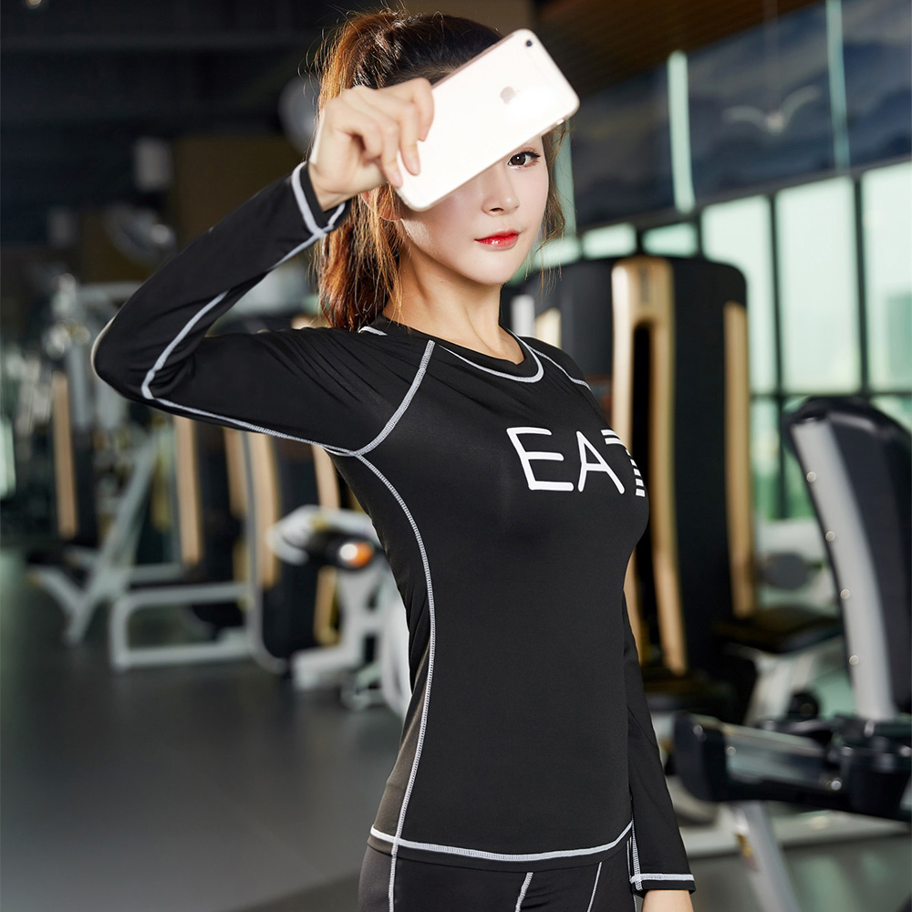 OEM custom size breathable quick Dry women gym sport shirt