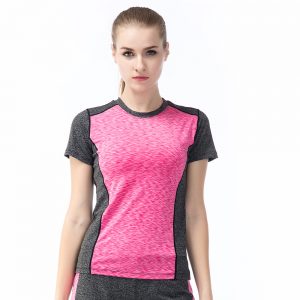 High quality fashion custom breathable quick dry women sport t-shirt