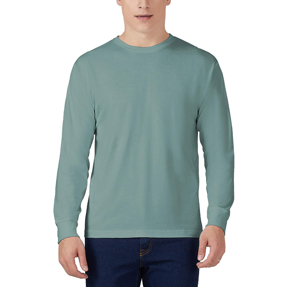 Enerup Custom Ultra-soft Cool Health Anti-UV Bamboo Comfortable Full Sleeve T-shirt Mens Plain Gym Slim Fit Long John