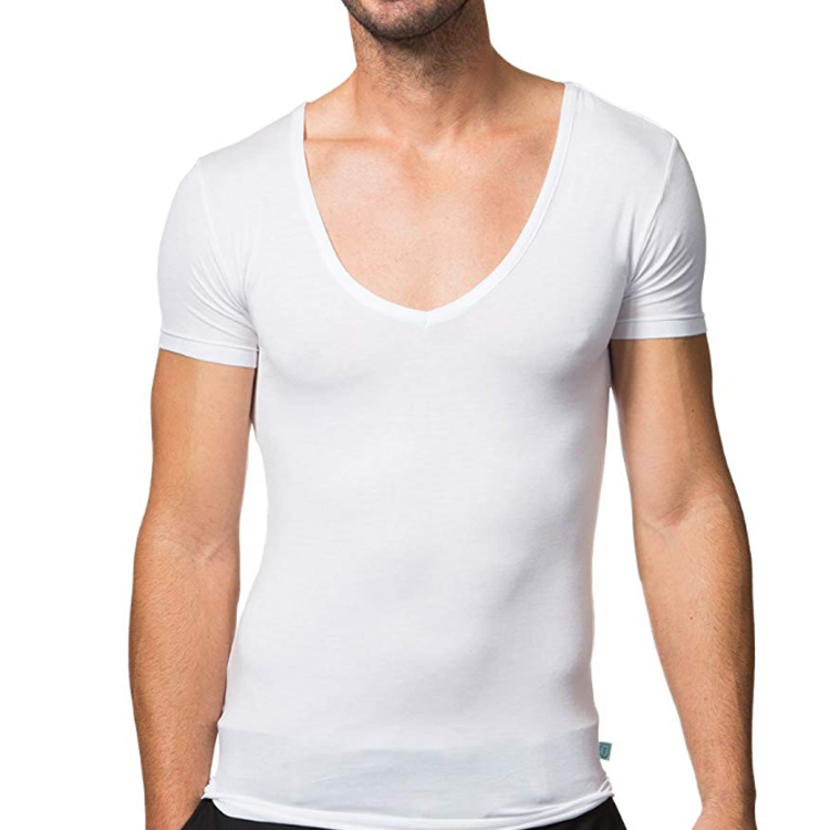 Enerup OEM ODM Anti-wrinkle Breathable Undershirt Cotton Women Mens Sport cotton Modal Short Sleeve T Shirt