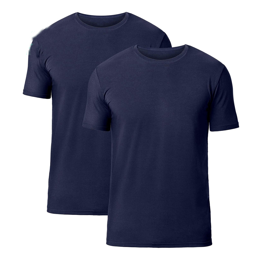 Enerup OEM/ODM Deep V Collar Quick Dry Sport Black Cotton cotton Modal Plus Size Short Sleeve Soft Mens T Shirt