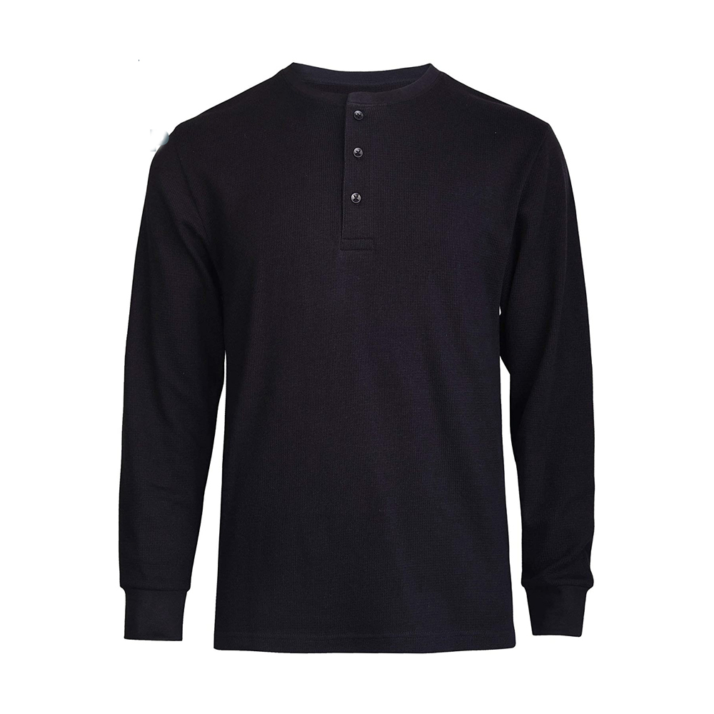 Enerup OEM ODM 100% Cotton Homme Slim Fit Quality Long Sleeve Striped Tee Shirt Camisa T-Shirt Mens Long John