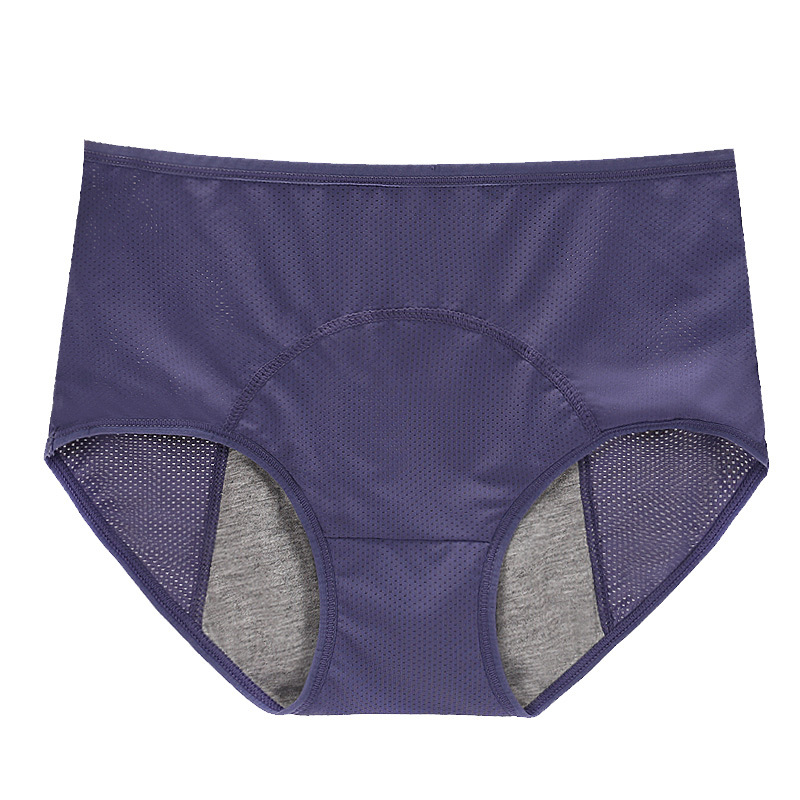 Breathable mesh menstrual period underwear sustainable leak proof protective postpartum panties US EU sizing