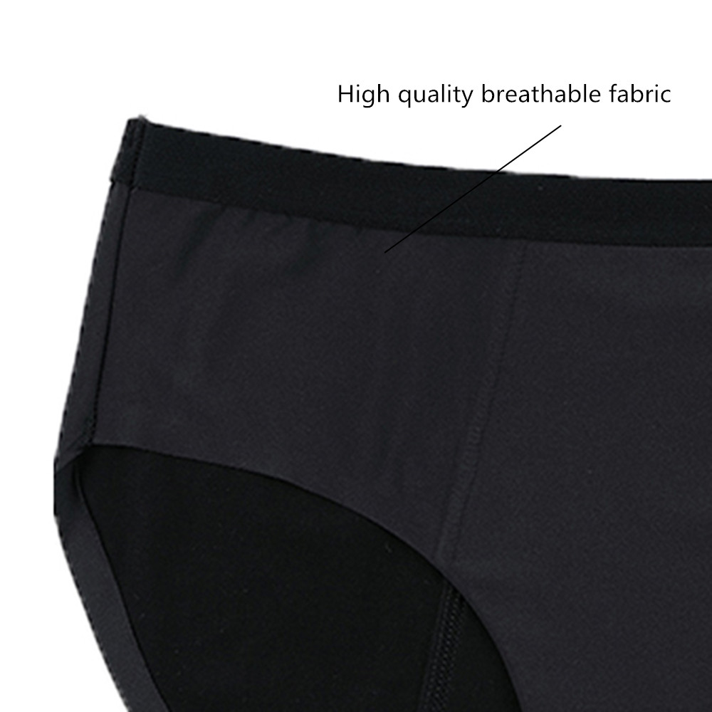 Heat sealed laser cut one piece seamless menstrual period proof sustainable panties