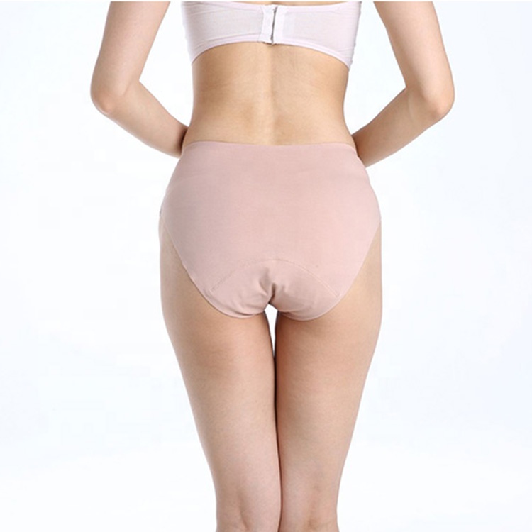 High Quality Women Menstrual Organic Cotton Period Panties sustainable 4 Layers Leak Proof Menstrual Cotton Period Panties