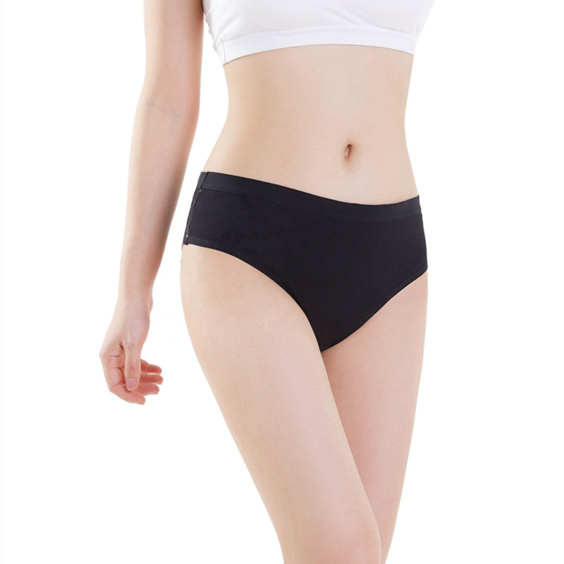 Womens absorb maternity briefs underwear for menstruation menstrual panty 4 layers leak proof period panties