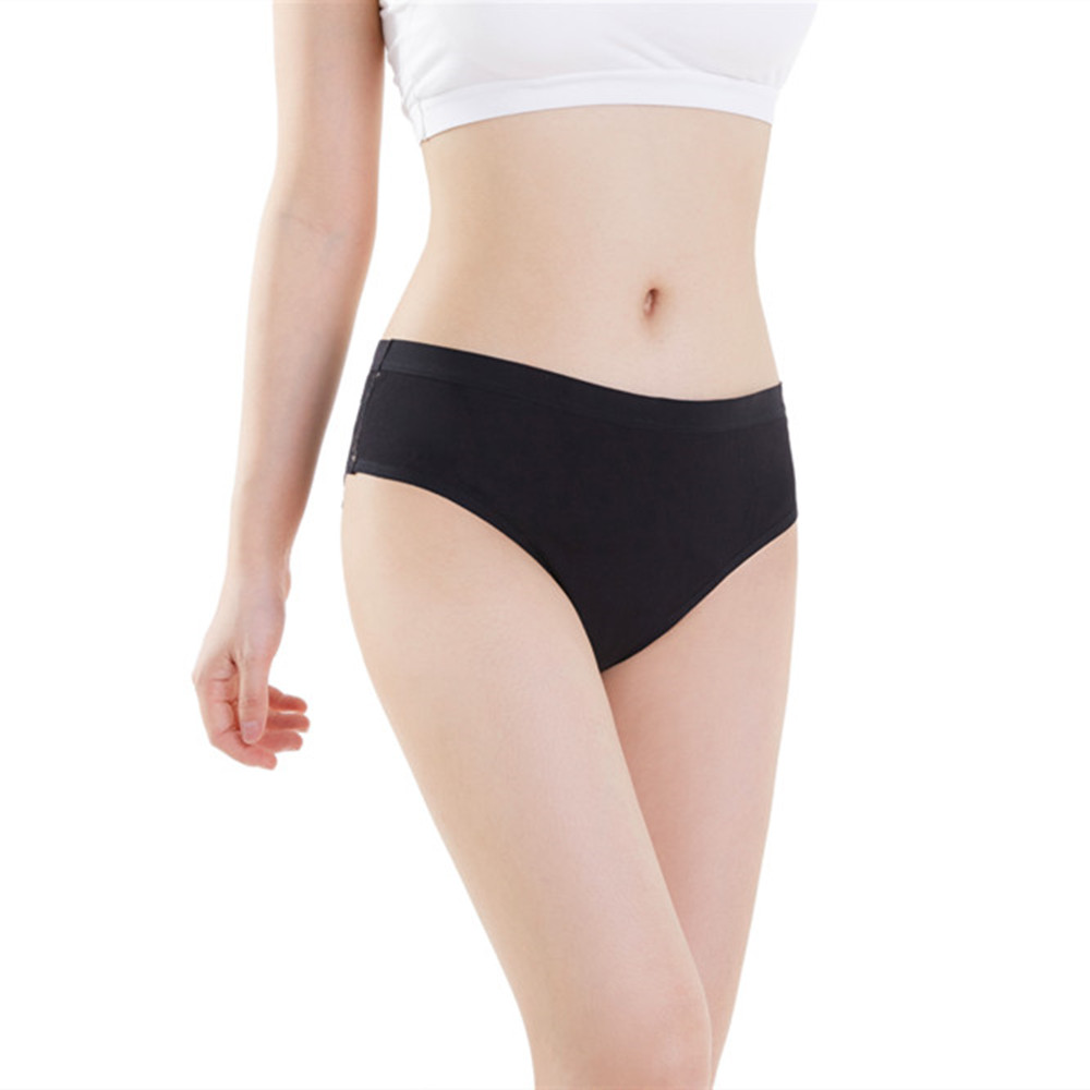 plus size Incontinence underwear womens cotton 4 layer leak proof menstrual period panties