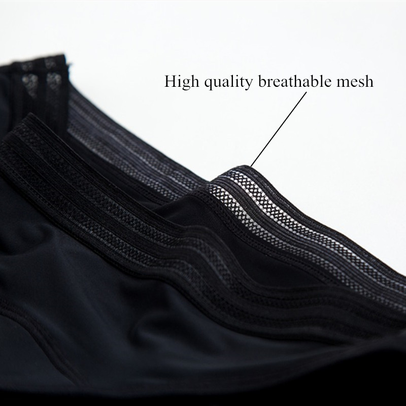 Plus size breathable womens maternity sanitary briefs 4 layers leak proof menstrual underwear girls period panties