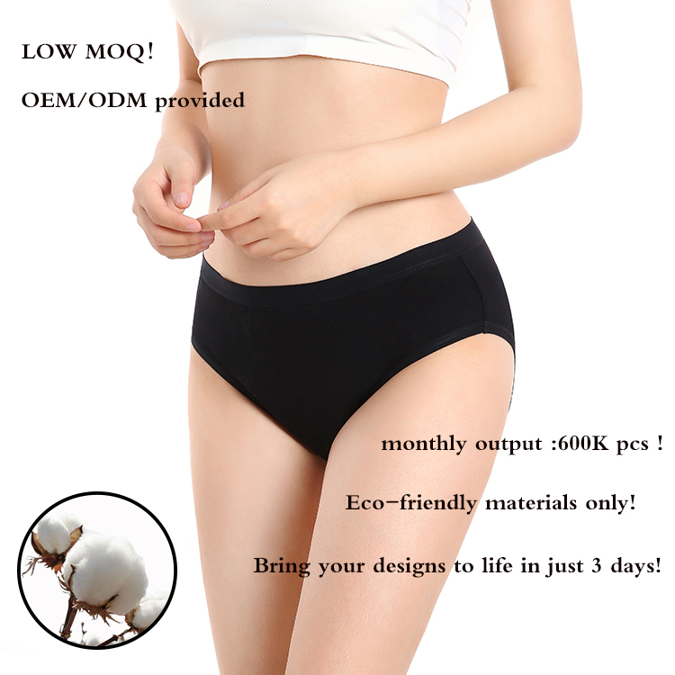 Bamboo proof panty underpants sustainable leak proof period panties waterproof briefs incontinence underwear