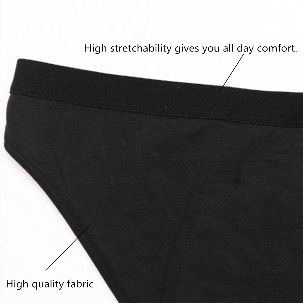 Plus size womens underwear absorb period 4 layers leak proof menstrual panties period panties for menstruation