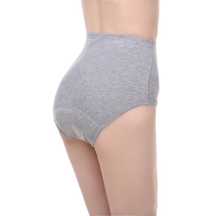 Wholesale cotton female underwear sustainable incontinence panties leak proof menstrual period panties