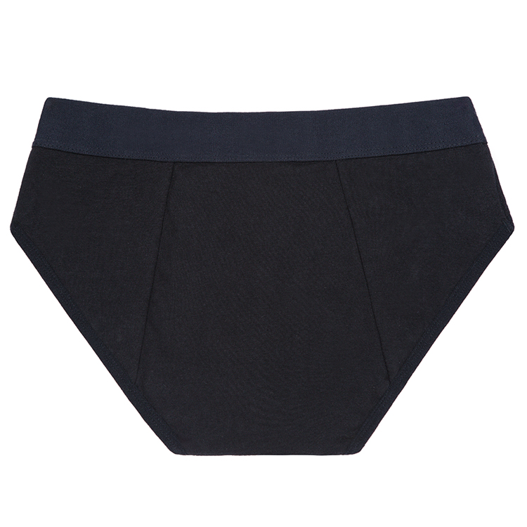 Mens Black Maximum Absorbency Washable Reusable Incontinence Underwear for Men Boxers & Briefs Spandex  Cotton 1pc opp Bag