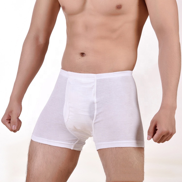 Wholesale comfortable breathable seamless panties men underwear cotton knickers elastic undies boxer briefs