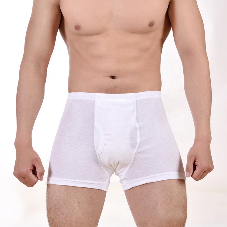 Wholesale comfortable breathable seamless panties men underwear cotton knickers elastic undies boxer briefs