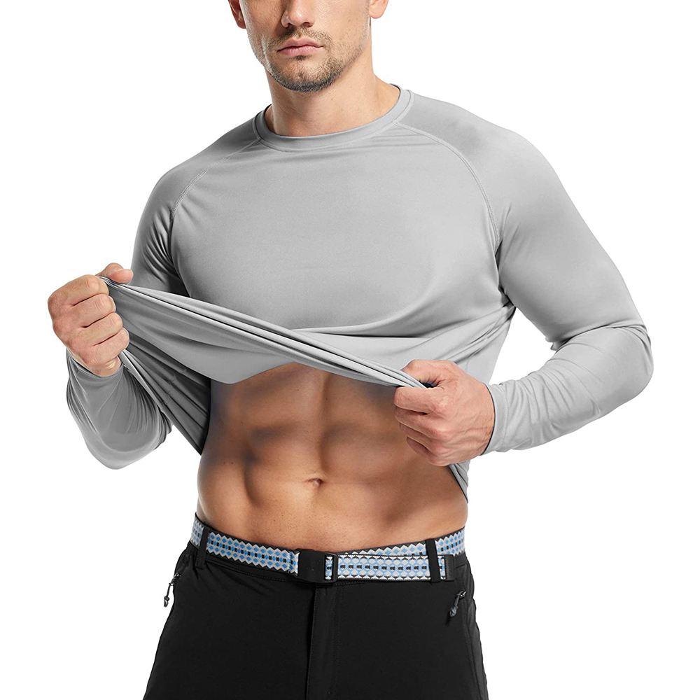 Enerup OEM ODM Wholesale Anti-Shrink Black White Long Sleeve John cotton Modal Soft Breathable Mens Base Layer