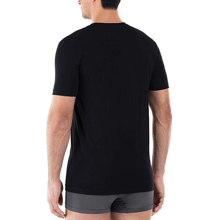 Enerup OEM ODM Hygroscopic Heat Dissipation Sport Breathable Mens cotton Modal Short Sleeve Custom T Shirt