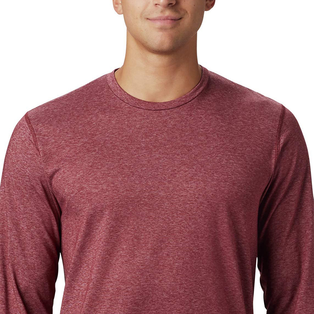 Enerup OEM/ODM Moisture Wicking Fabric Ultra-soft Cool Dry Mens Polyester Long Sleeve T-Shirt Long John