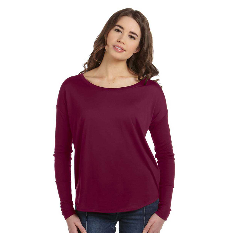 Enerup OEM/ODM Soft Moisture Wicking Polyester Gym O-neck Women Plus Size QUICK DRY Long Sleeve T Shirt