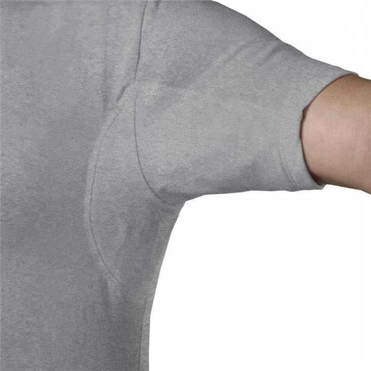 Enerup Custom Plus Size Shirt Sweat Activated Proof Cotton Men T Shirt Undershirts With Underarm Shields