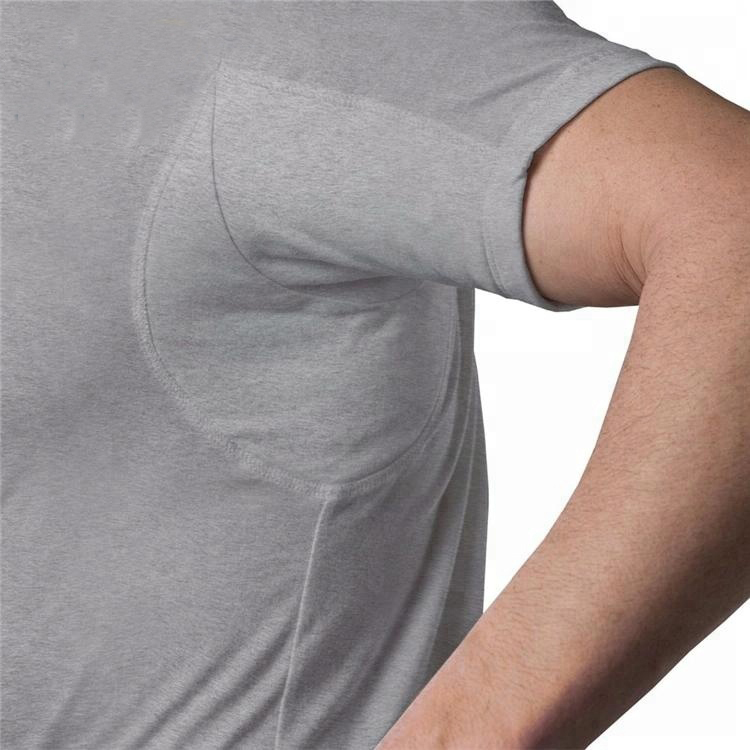 Enerup Wholesale Soft Washable Sweat Pad Stop Underarm Sweating Underarm Men Sweat Proof T Shirt Undershirts